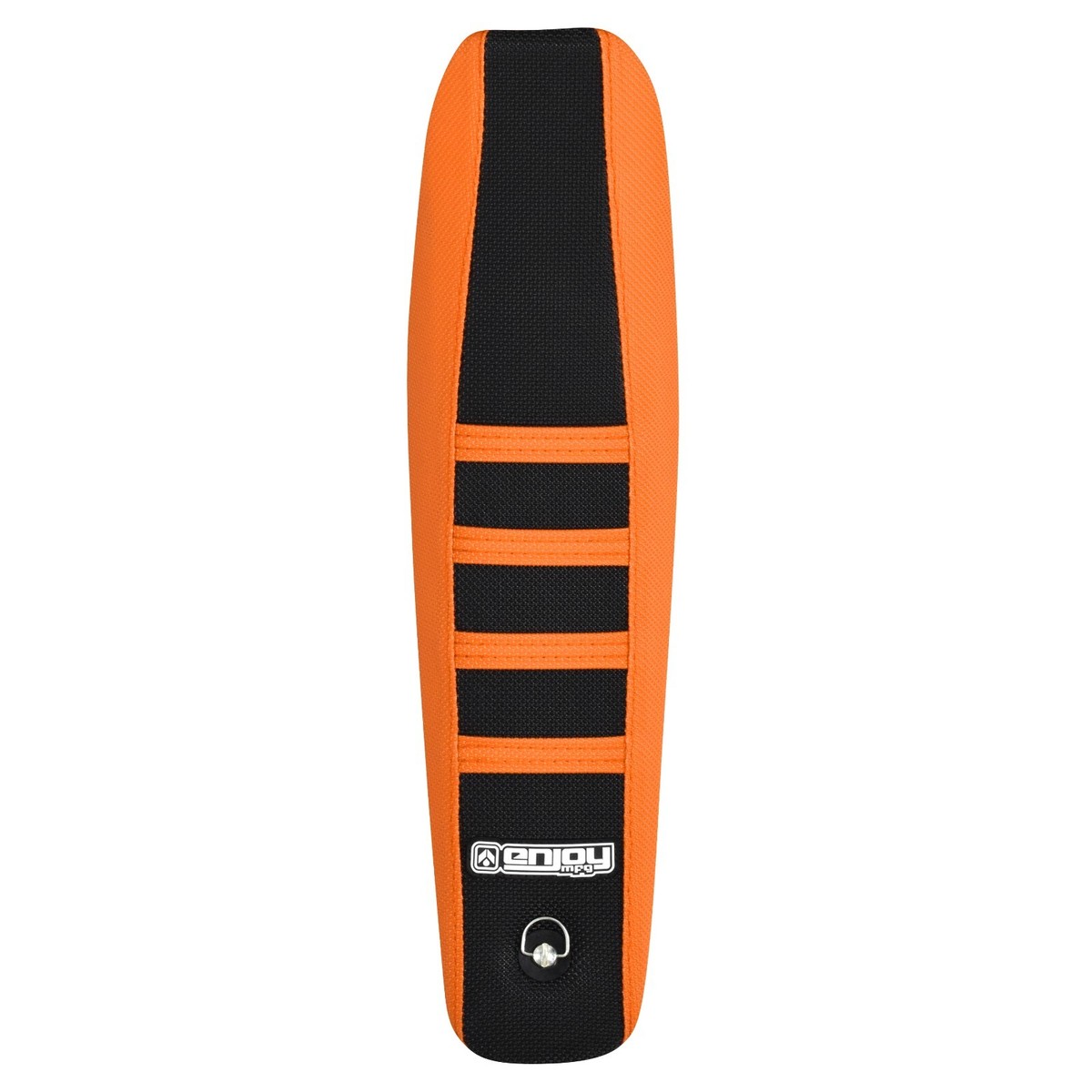2024 - KTM SX 50 Seat Cover By Enjoy MFG ORANGE/BLACK/ORANGE Ribs #422 | UK - View #4
