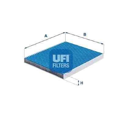 Filtro abitacolo con effetto antibatterico 34.256.00 UFI per ALFA ROMEO