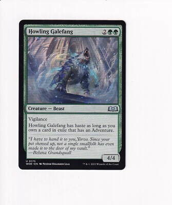 2023 MTG MAGIC THE GATHERING WILDS OF ELDRAINE HOWLING GALEFANG (#2)
