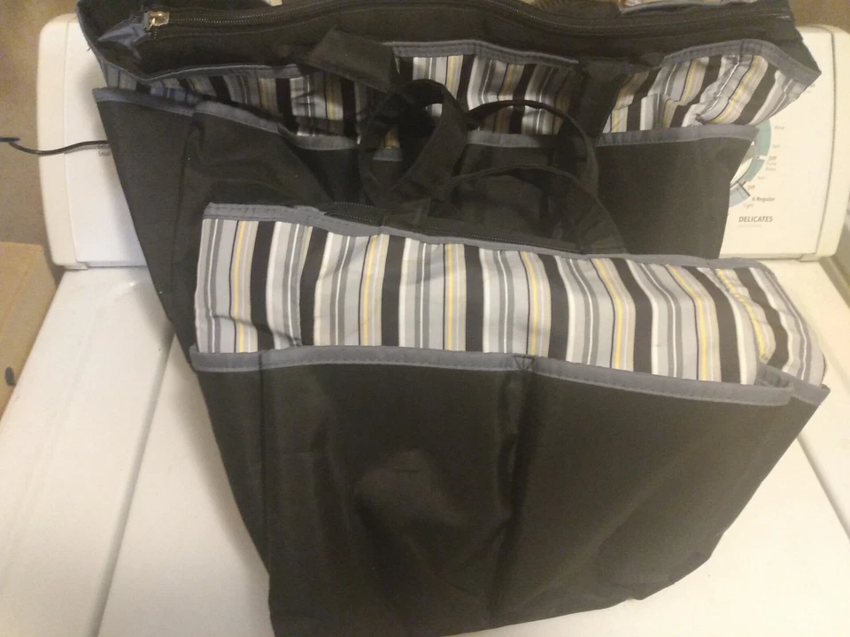 Babies R Us Diaper Bag Set Black Foto 3 de 4