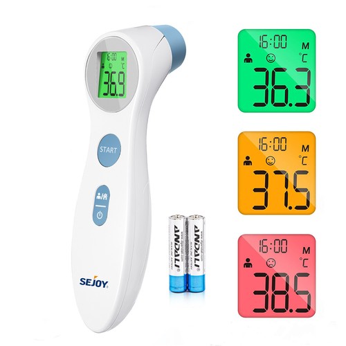 SEJOY Digital Fieberthermometer Infrarot Kontaktlos Thermometer Baby