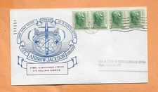 U.S.S. ANDREW JACKSON FIRST SUBMARINE FIRING OCT 1963 PATRICK AFB  NAVAL COVER**