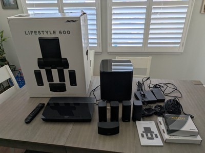 Bose Lifestyle 600 Home Entertainment System with Jewel Cube Speakers - Black 