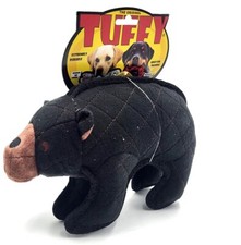 Tuffy Jr Zoo Bear Durable Floating Soft Squeaky Tug Shake Dog Toy Tuffy Jr Zoo Bear Durable Floating Soft Squeaky Tug Shake Dog Toy