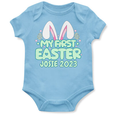 Personalisierter Mein 1. Osterhase Strampler Erstes Baby Babys Sonntag