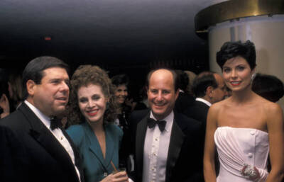 Saul Steinberg, Mrs. Ron Perelman, Gydfryd Steinberg and Ron - 1989 Old Photo 1