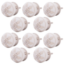 Set 10 Stk M&ouml;belknopf Kn&ouml;pfe M&ouml;belgriffe Knopf Schrank 31mm wei&szlig; T&uuml;rgriff klein