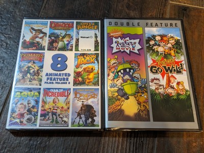 8 Animated Feature Films Volume 2, Rugrats & Rugrats Go Wild - DVD - BRAND NEW