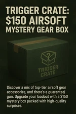 Trigger Crate 150$ Airsoft Mystery Marksman Crate (Garenteed Gun)