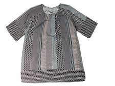 Everly Women’s Midi Dress Medium Lined Geometric Multi Color