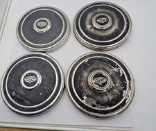 4 Original Vintage 1967 Ford Truck Hub Caps Surface Rust