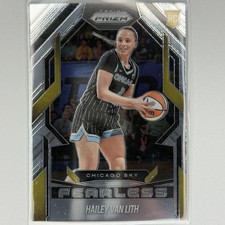 Hailey Van Lith 2025 Panini Prizm WNBA Rookie Fearless #12 Chicago Sky RC