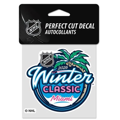 2026 NHL Winter Classic Logo Decal 4x4 New York Rangers Florida Panthers
