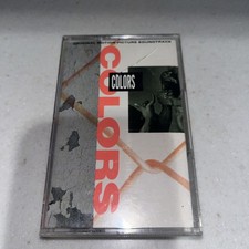 COLORS Original Motion Picture Soundtrack Cassette Tape Rare Good Condition!
