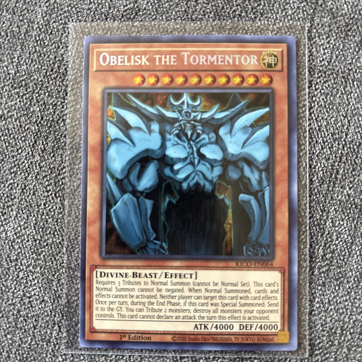 Obelisk The Tormentor Konami Yu-Gi-Oh! TCG Secret Rare Individual