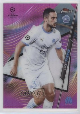 2020-21 Topps Finest UCL Pink Refractor 73/125 Lucas Perrin #29 0su2
