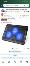 havit HV-F2056 15.6"-17" Laptop Cooler Cooling Pad - Slim Portable USB Powered