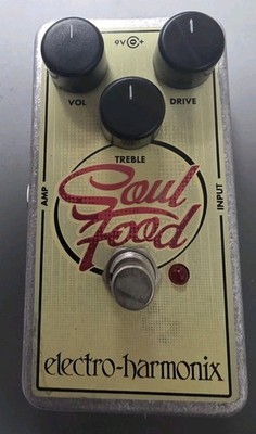 Electro-Harmonix EHX Soul Food Distortion Fuzz Overdrive Effects Pedal