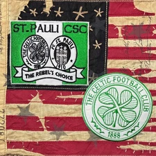 Iron-On Embroidered Patches St. Pauli CSC The Celtic Football Club Soccer Games