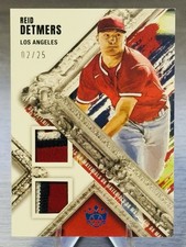 💫REID DETMERS 2022 Diamond Kings SP Materials SWEET DUAL 3-COLOR Patches /25!💫