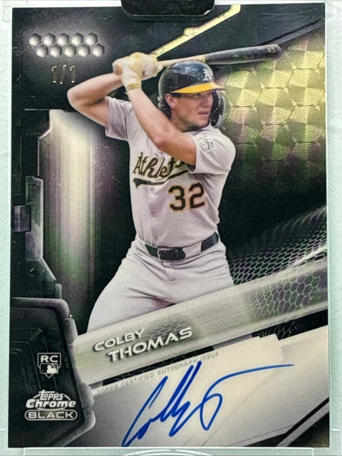 2026 Topps Chrome Black - Colby Thomas Autograph SUPERFRACTOR 1/1 (AU, RC)