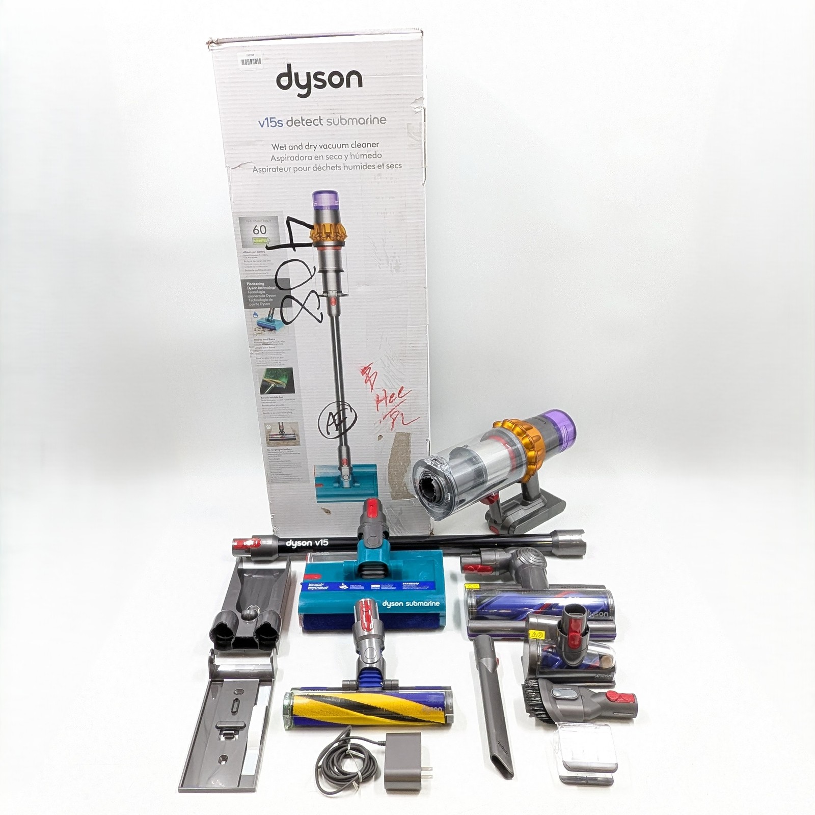 Dyson V15s Detect Submarine Wet & Dry Stick Battery Vacuum Cleaner (473814-01)