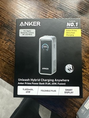 Купить anker prime power bank 9600mah battery pack with 65w output