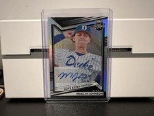 Marcus Johnson 2022 Panini Elite Extra Edition Refractor Auto #112