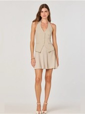 NWT ASTR The Label vest halter Mini Dress size XS