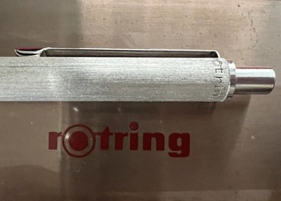 Rotring Crayon Mécanique Portemine Métal Satin Profil Brillant Mine 0,5