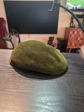 KANGOL MENS HAT Golf FLAT CAP LiteFelt 504 Olive Green Size Large