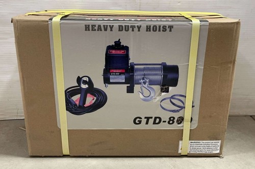 NUOVO ComeUp GTD-800 12V 800lb verricello paranco elettrico resistente - scatola sigillata GTD800 - Foto 2 di 3