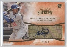 2014 Topps Supreme Simply Orange 6/15 Erisbel Arruebarrena #SSU-EA Auto 2y3