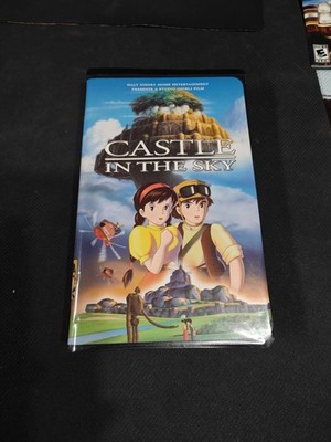 Castle In The Sky VHS - Studio Ghilbi Disney 1986 Black Clamshell Animated