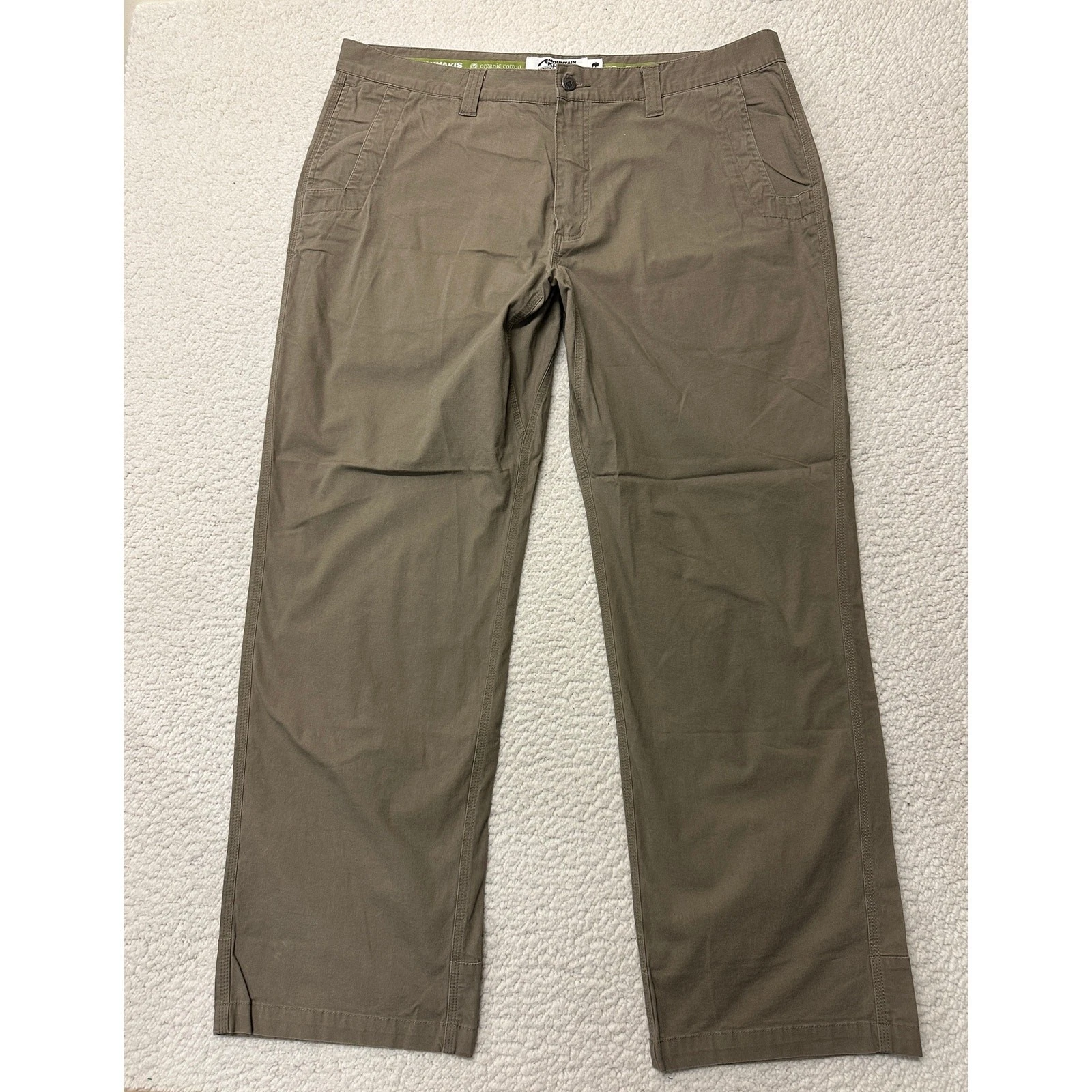 Mountain Kakhis Mens Organic Cotton Hiking Pants Size 40