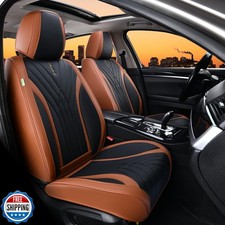 FLORICH Leather Seat Covers, Front Seat Covers,Waterproof Seat Co