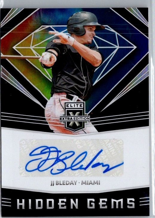 2020 Elite Extra Edition Hidden Gems JJ BLEDAY Auto Oakland A’s