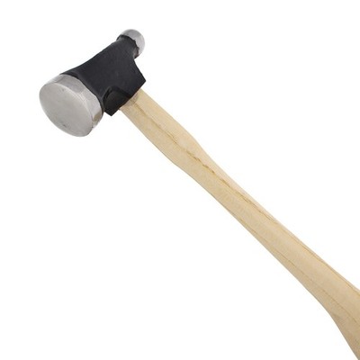 The Beadsmith zweiseitiger Ziselierhammer - 10,5 Zoll Holzgriff
