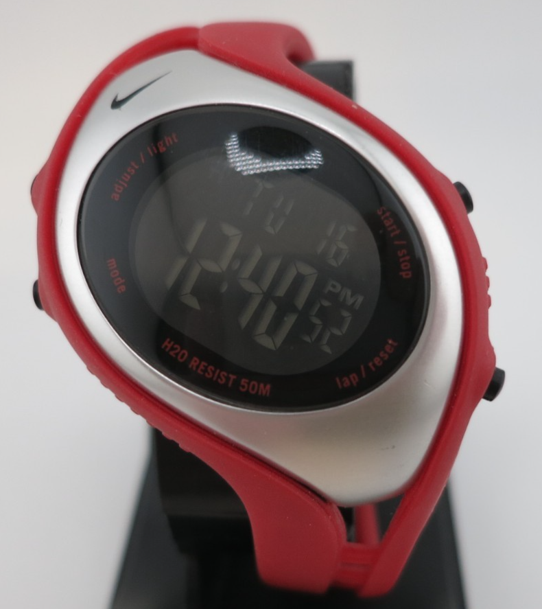 Nike Triax Fly Red Digital Sport Watch - WK0006 - New Battery | eBay