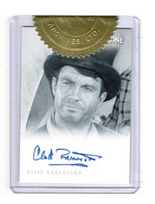 2009 RITTENHOUSE TWILIGHT ZONE CLIFF ROBERTSON A-136 AUTOGRAPH 1923-2011