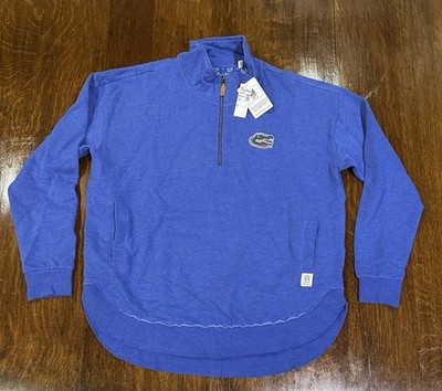 Florida Gators Women's XL Pressbox Royal Northfork Sojourn Poncho Quarter-Zip