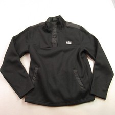 Spyder Sweater Womens Small Long Sleeve 1/4 Zip Pullover Outdoors Black
