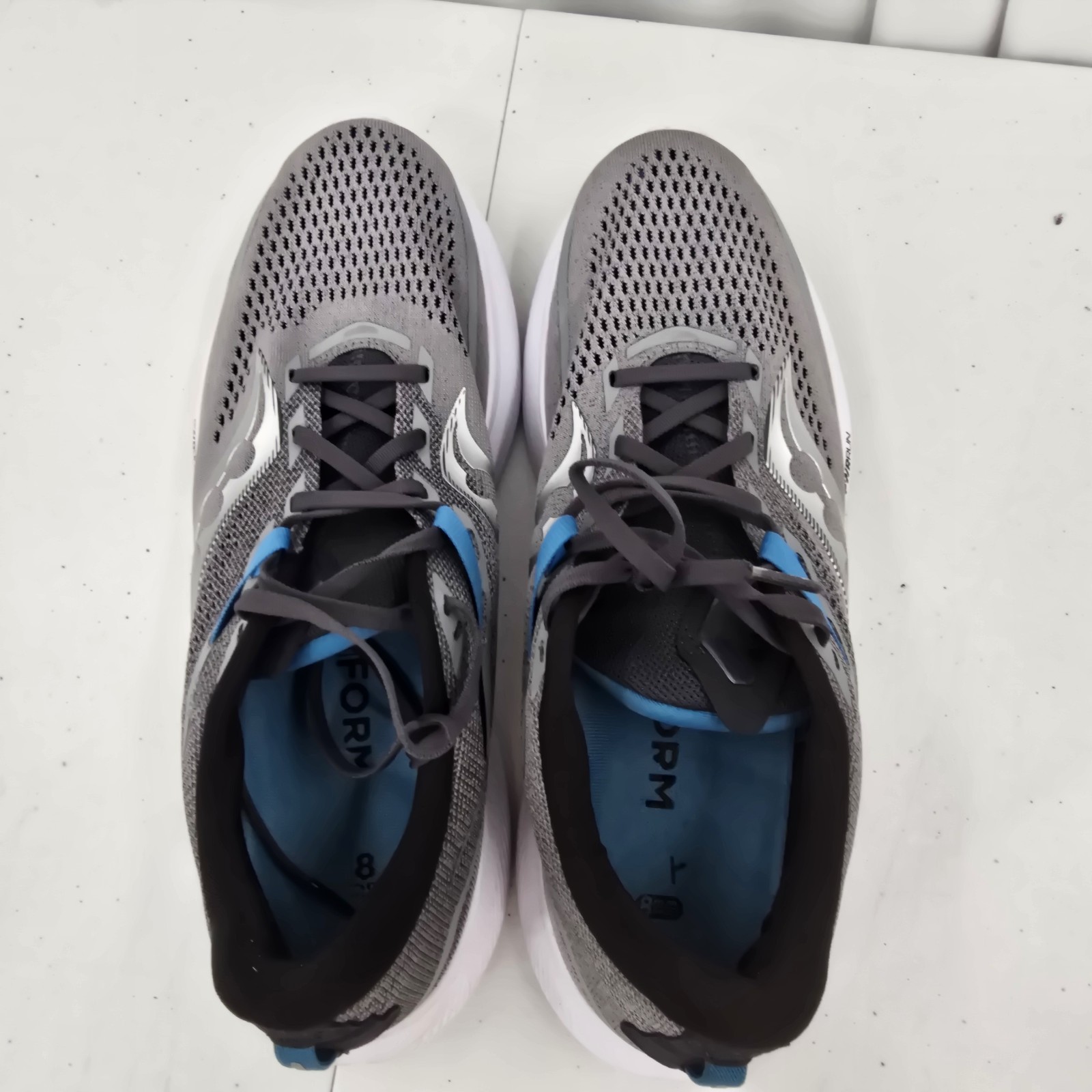 Saucony Men's Ride 15 Running Shoes Gray Alloy Topaz Size 11.5 S20729-15 Sneaker thumbnail 4