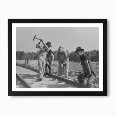 Eisenbahnbande, südliche Papiermühle gerahmtes Wandbild Poster Leinwanddruck Bild