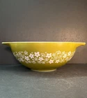 Vintage PYREX “Crazy Daisy” Green #444 4 Qt Cinderella Mixing Nesting Bowl