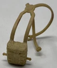VINTAGE 1987 HASBRO GI JOE CRAZYLEGS V1 PARACHUTE BACK PACK TAN PART ACCESSORY