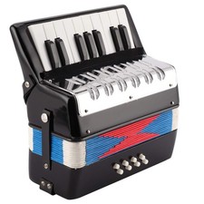 Eujgoov Accordion Musical Piano Keyboard Rhythm Training Spring Instrument 17...
