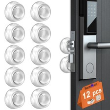 Wall Protectors from Door Knobs 12PCS, Door Knob Wall Protector, Door Stopper...