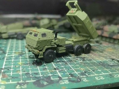 Handmade 3DPrinted 1/144American Seahorse rocket launcher Model Finished Product
