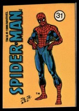 Spider-Man 1986 Comic Images Official Marvel Universe Stickers 31